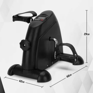 Hometrainer stoelfiets - zwart