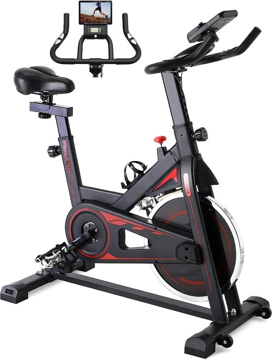 Hometrainer Thuisgym LCD Tablethouder 150 kg