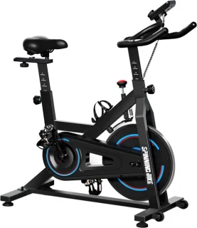 Hometrainer zwart - 113 x 49 x 102 cm