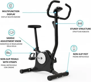 Hometrainer zwart verstelbare weerstand