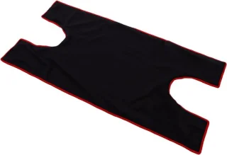 Hometrainer zweetmat grijs 140x68 cm