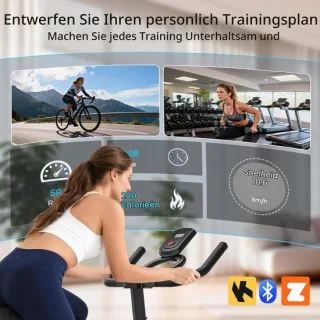 Hometrainerfiets met ergometer
