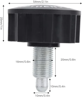 Hometrainerknop, 5 stuks