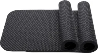 Hometrainermat 63.5 x 30 cm zwart