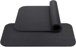 Hometrainermat 63.5 x 30 cm zwart