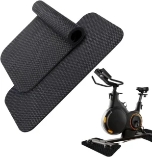Hometrainermat 63x30 cm zwart