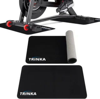 Hometrainermat Spin-/Roeimat 63,5 x 30 cm Zwart