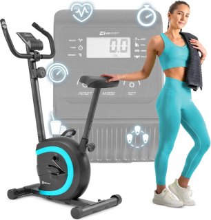 De Hop-Sport Hometrainer HS-015H Ergometer Turkoois in één oogopslag