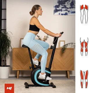 Hop-Sport Hometrainer HS-015H Ergometer Turkoois