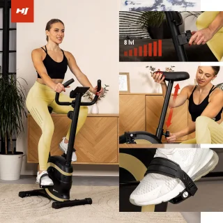 Hop-Sport Hometrainer HS-015H - Goud