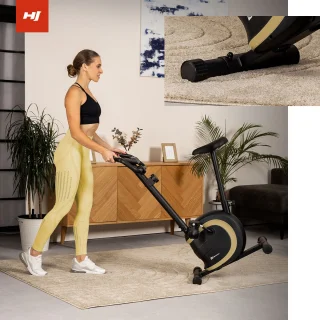 Hop-Sport Hometrainer HS-015H - Goud
