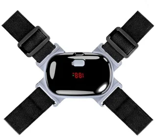 Houding corrector rug trainer zwart