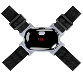 Houding corrector rug trainer zwart
