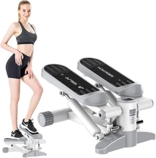 Huishoudelijke stepper grijs
