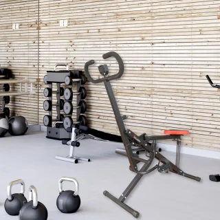 I-Kracht Total Fitness Crunch digitale monitor zwart