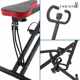 I-Kracht Total Fitness Crunch digitale monitor zwart