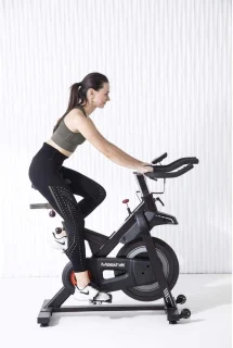 Indoor bike 123 x 50,5 cm zwart - ShopVlot