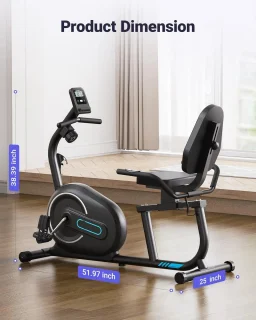 Indoorfiets Hometrainer Zwart