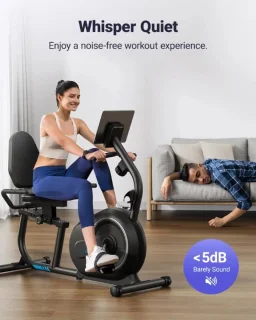 Indoorfiets Hometrainer Zwart