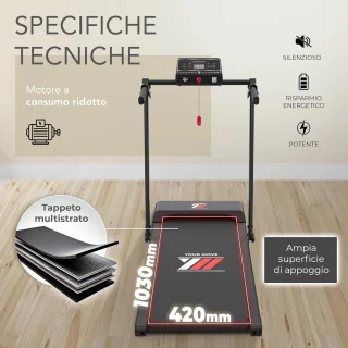 Inklapbare elektrische loopband