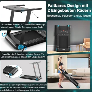 Inklapbare Elektrische Loopband