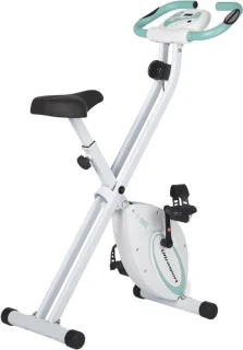Inklapbare fietstrainer met lcd-display en handsensoren