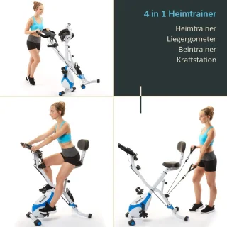 Inklapbare fitnessfiets