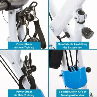 Inklapbare fitnessfiets