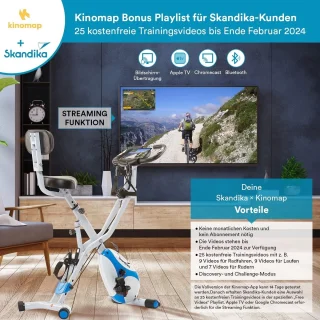 Inklapbare fitnessfiets
