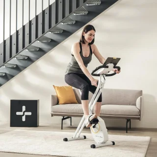 Inklapbare Hometrainer Bluetooth met Hartslagmeting