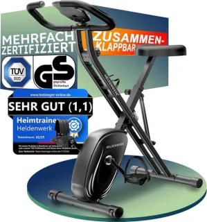 Inklapbare Hometrainer Ergometer