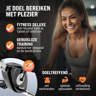 Inklapbare Hometrainer Fitnessbike