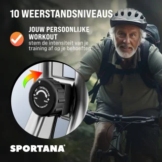 Inklapbare Hometrainer Fitnessbike