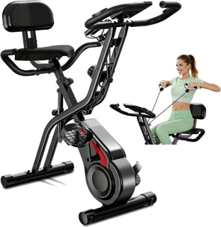 Inklapbare Hometrainer Spinbike - Zwart