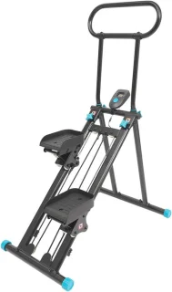 Inklapbare stepper zwart
