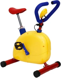 Kinder trainingsfiets - rood en geel