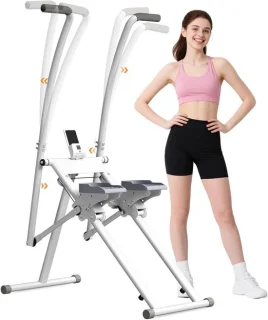 Klimmachine stepper - 138 x 88 x 48 cm - wit