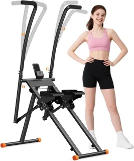 Klimmachine stepper - crosstrainer - zwart