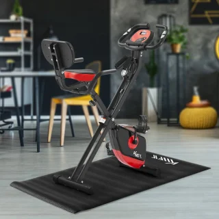 KM-Fit Hometrainer 2in1 Fitnessfiets Opvouwbaar