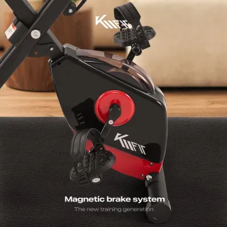 KM-Fit Hometrainer 2in1 Fitnessfiets Opvouwbaar