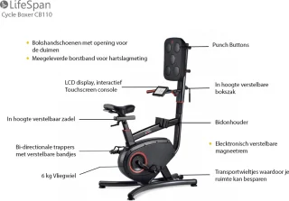 LifeSpan Fitness Cycle Boxer CB110 Hometrainer