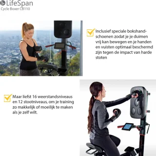 LifeSpan Fitness Cycle Boxer CB110 Hometrainer