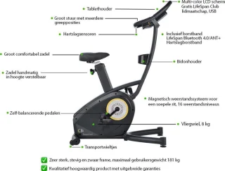 LifeSpan Fitness Hometrainer C3i