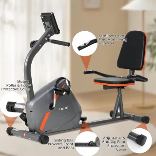 Ligfiets hometrainer