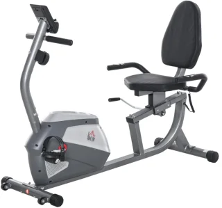 Ligfiets Hometrainer Fietstrainer - Grijs/Zilver