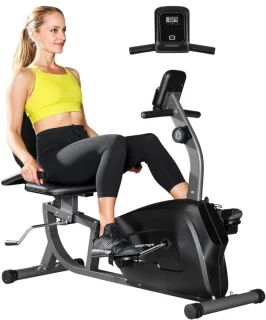 Ligfiets Hometrainer - Zwart