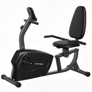 Ligfiets Hometrainer - Zwart