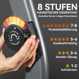 Ligfiets Hometrainer - Zwart
