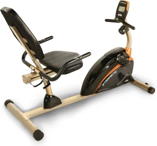 Ligfiets met rugsteun