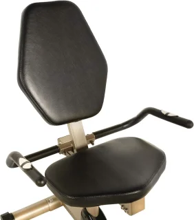 Ligfiets met rugsteun